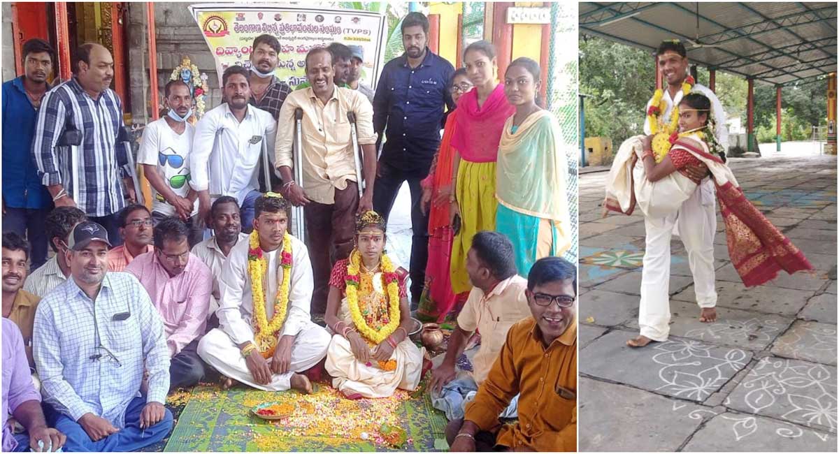 A man’s love overcomes his lover’s disability, couple enters wedlock