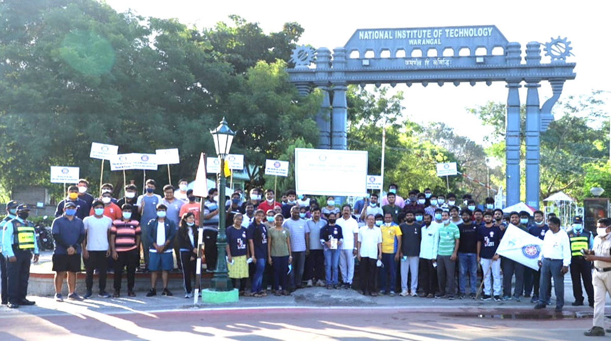 NIT Warangal students organise Communal Harmony Campaign