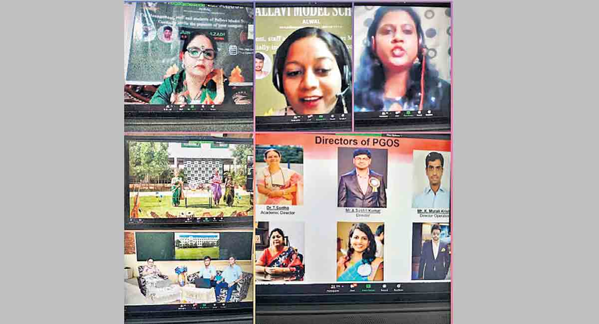 Pallavi model school: Key events of freedom struggle enacted