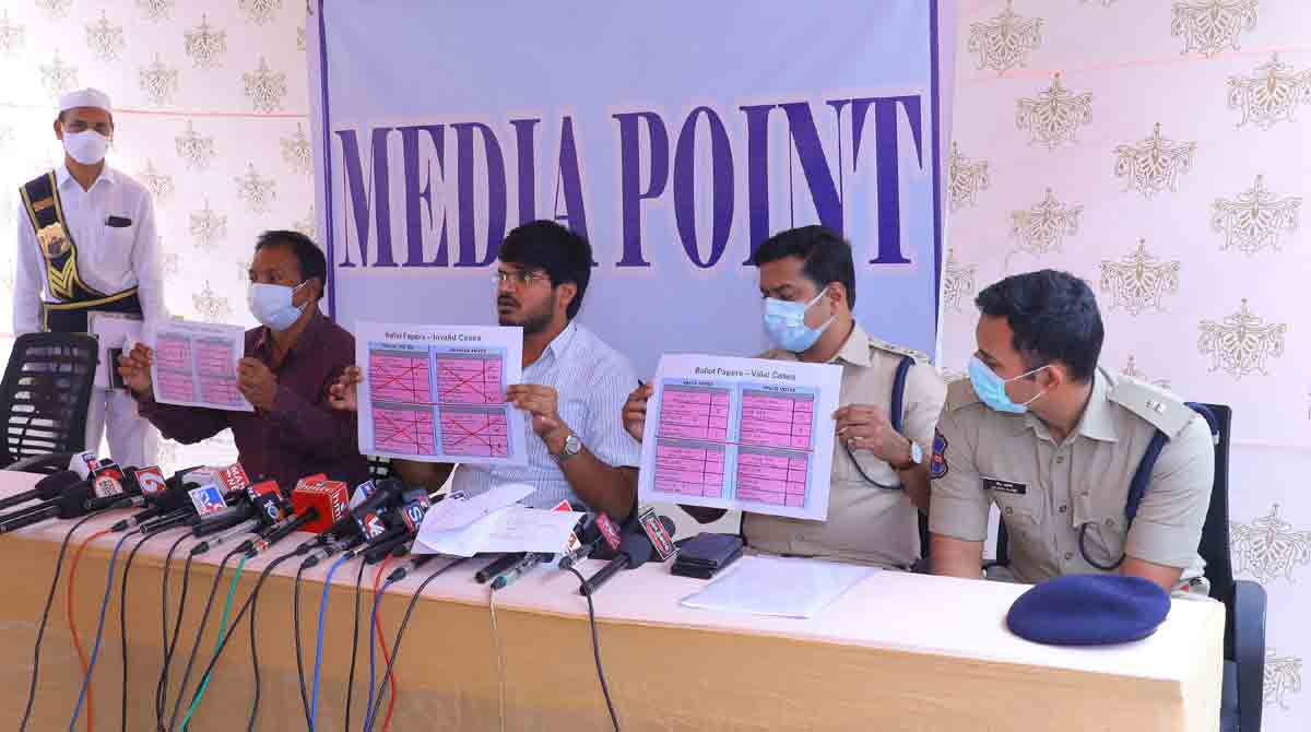 Four counting tables for Khammam results