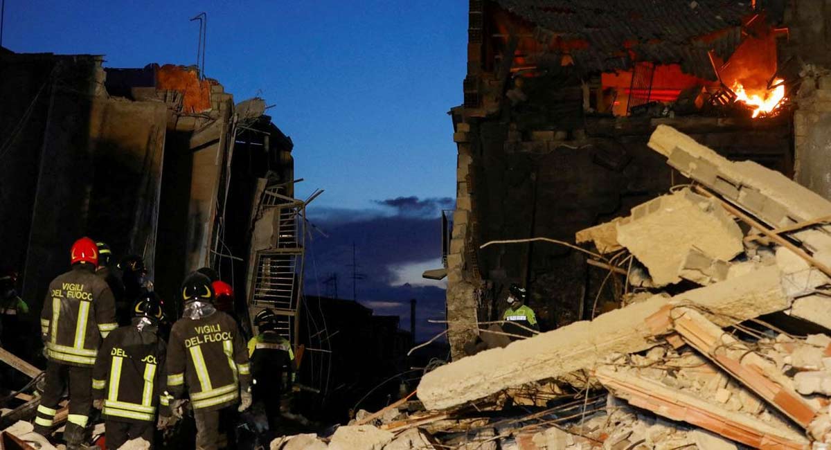 3 Killed, 6 Missing In Gas Explosion In Italy-telangana Today