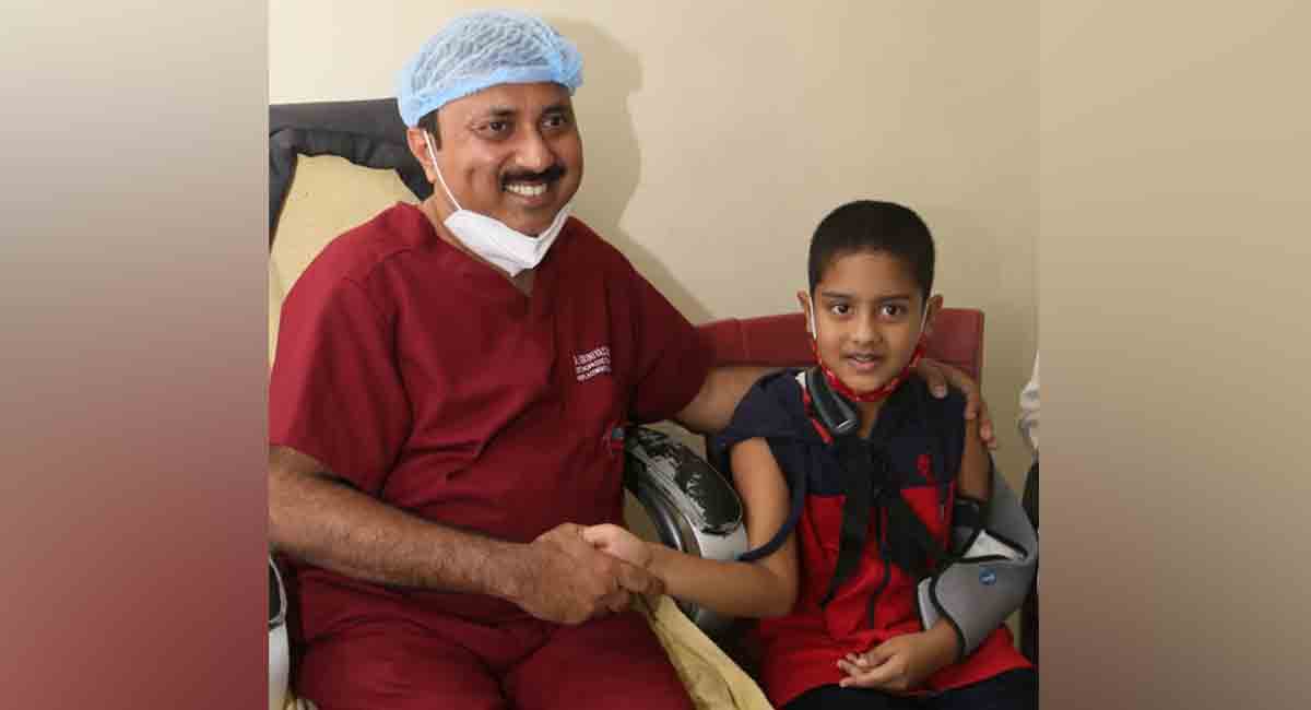 Mancherial: AIMS doctors perform rare surgery on eight-year-old boy