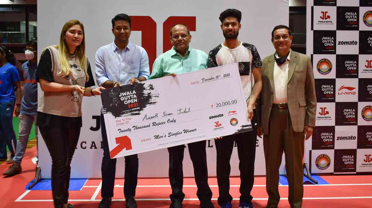 Jwala Gutta Open: Anant Shivam, Abhilasha clinch titles