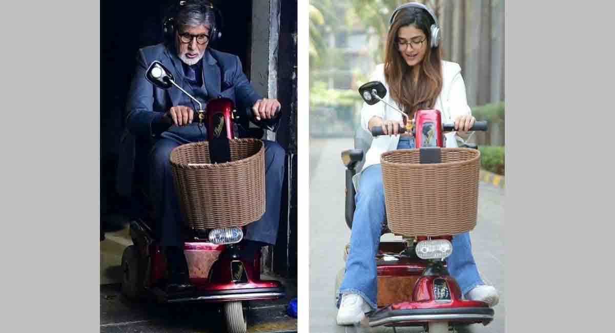 Aakanksha Singh and Amitabh Bachchan’s sweet bond on ‘Runway 34’