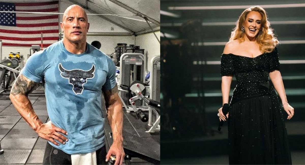Adele would be starstruck by Dwayne Johnson