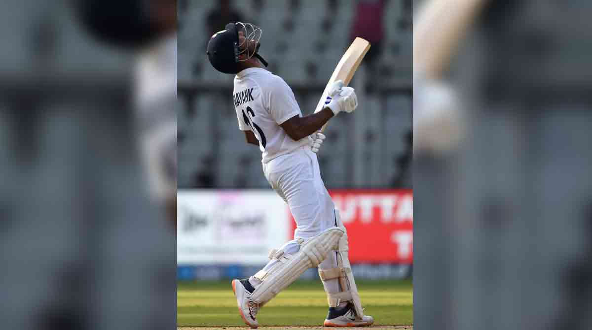 IND vs NZ: Mayank’s unbeaten century guide India to 221/4 at stumps on Day 1