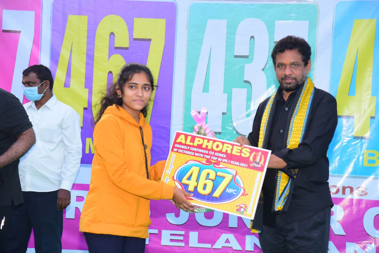 Karimnagar: Alphores students secure top ranks in inter first-year