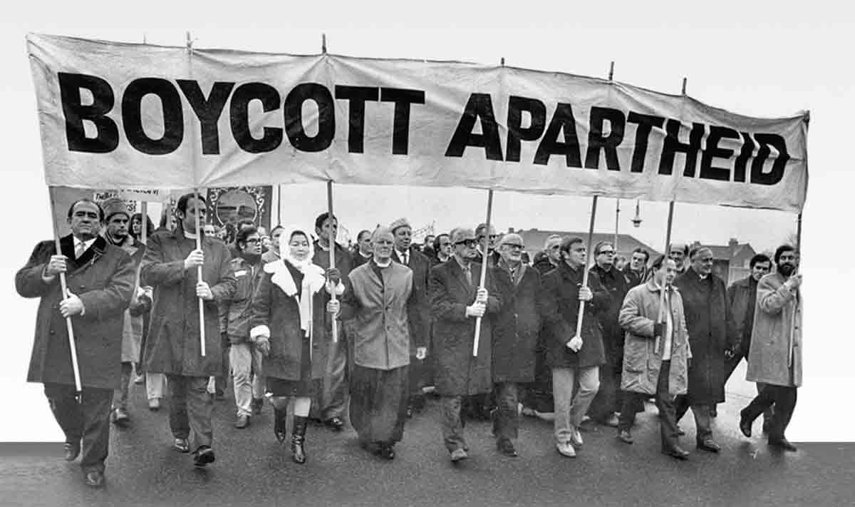 The struggle against Apartheid system
