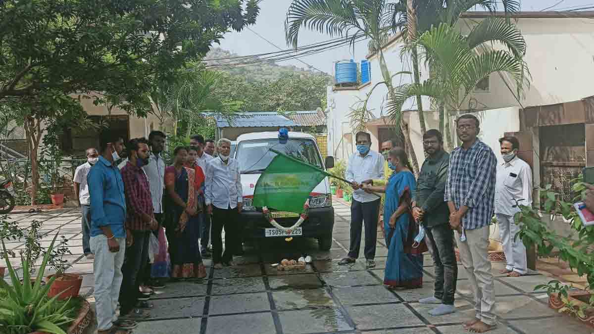 Bala Rakshak vehicle launched in Nalgonda