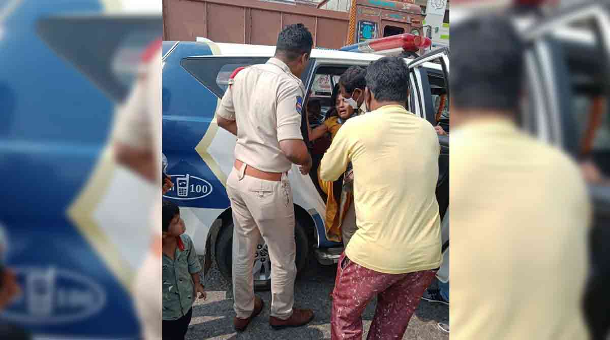 RTC bus rams into lorry, over a dozen injured in Bhupalpally