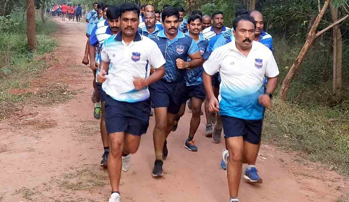 6K run held for police officials in Mancherial
