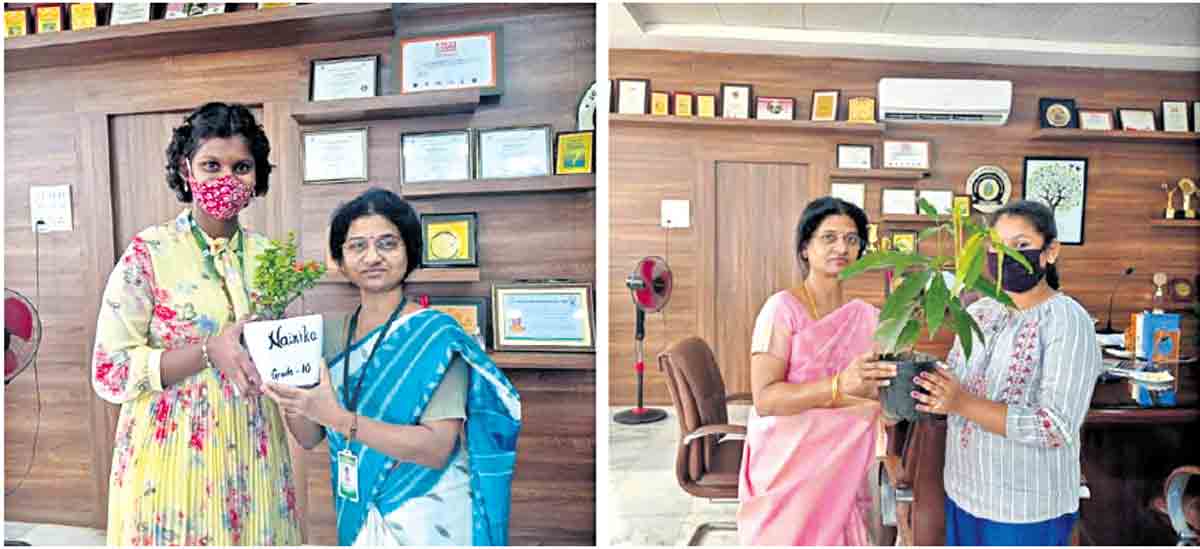 Delhi Public School Nadergul student adapting the ‘green way’