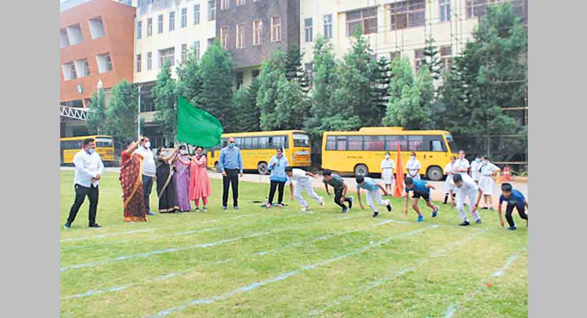 Delhi Public School: Display of spirit at sports event