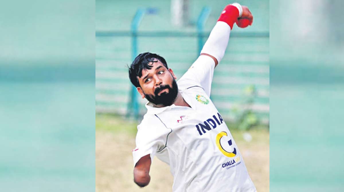 Differently-abled athlete Mahesh in a league of his own