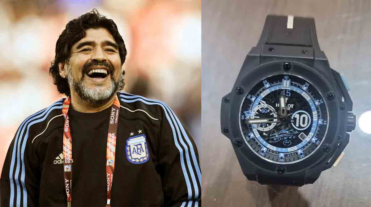 Football legend Maradona’s stolen watch found in Assam, 1 arrested