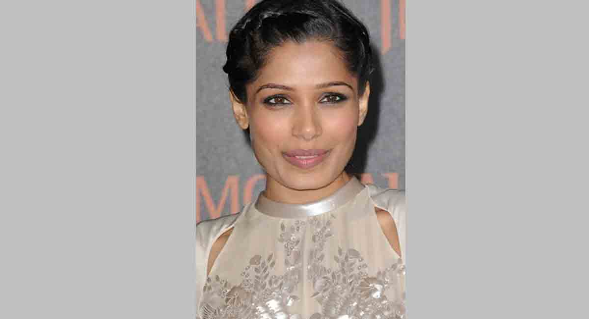 Freida Pinto wanted to be part of a Christmas movie