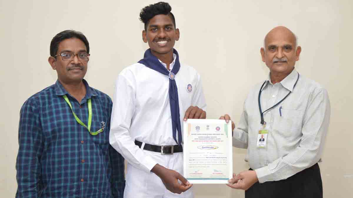GITAM student selected for R-Day parade
