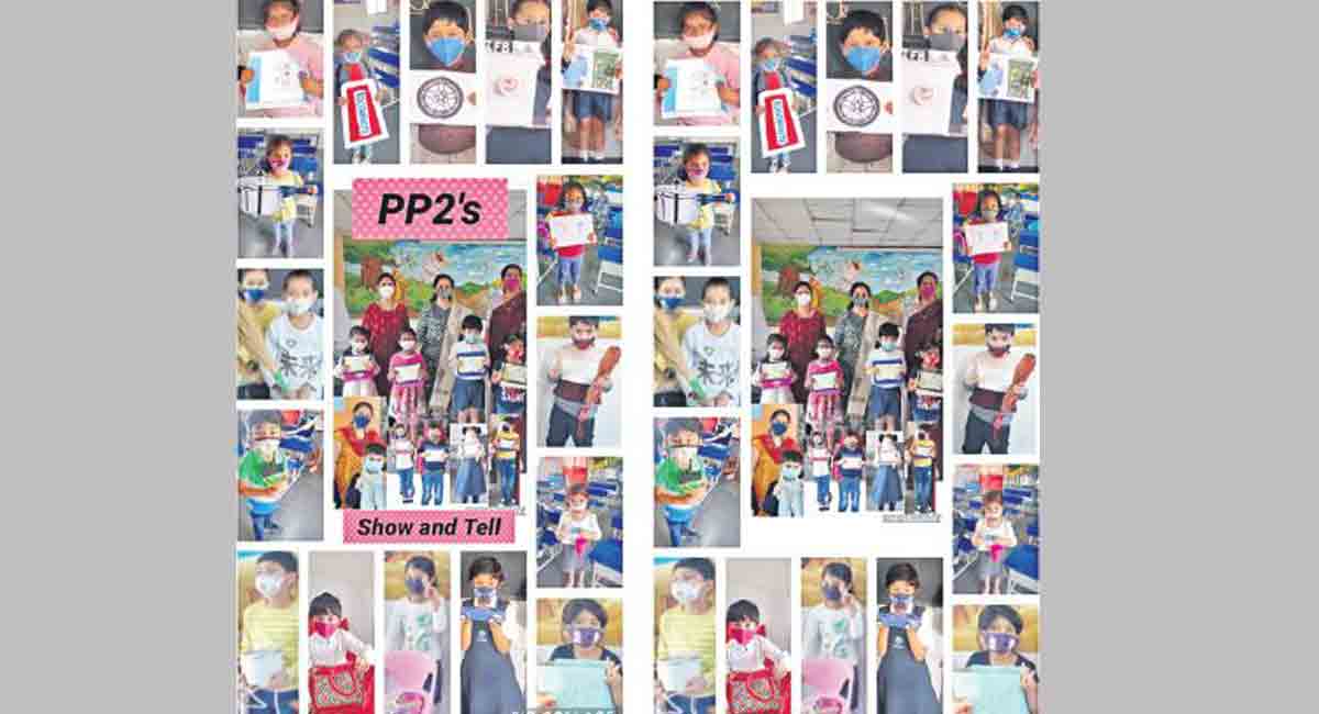 Gitanjali Devshala: Tiny tots showcase speaking skills