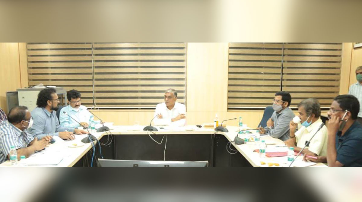 Expedite Manoharabad-Kothapally railway line works: Harish Rao