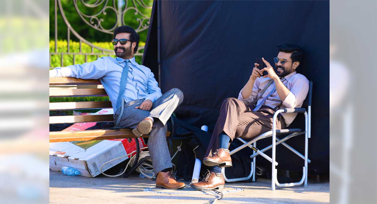 How Jr NTR, Ram Charan’s fun banters on ‘RRR’ sets worried Rajamouli