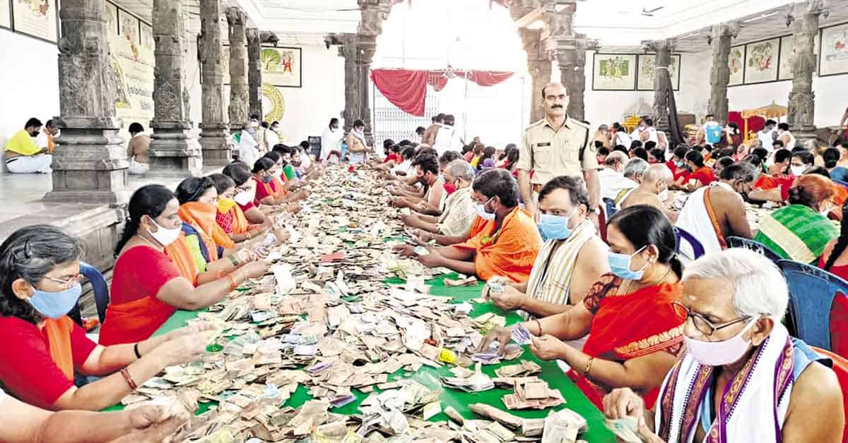 Bhadradri temple earns Rs 1.46 crore hundi collections in 67 days