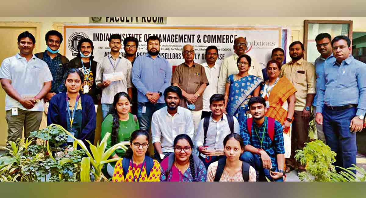 Hyderabad: IIMC holds Inter College Commerce Talent Test