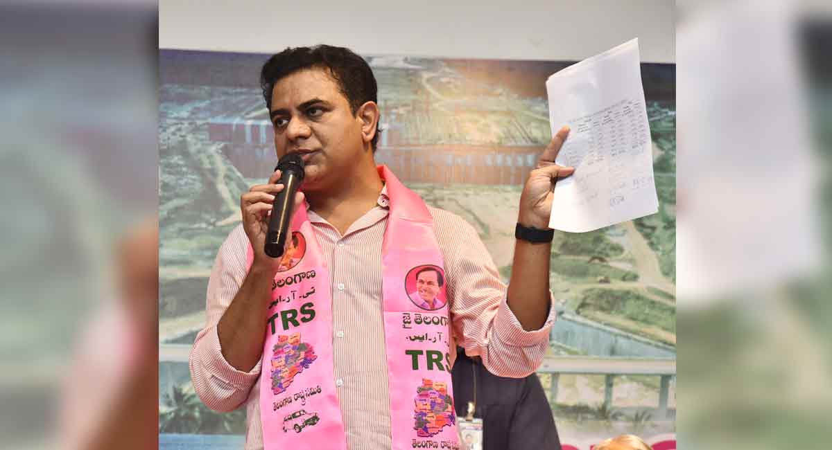 KTR ridicules opposition allegations against CM KCR, Telangana Cabinet