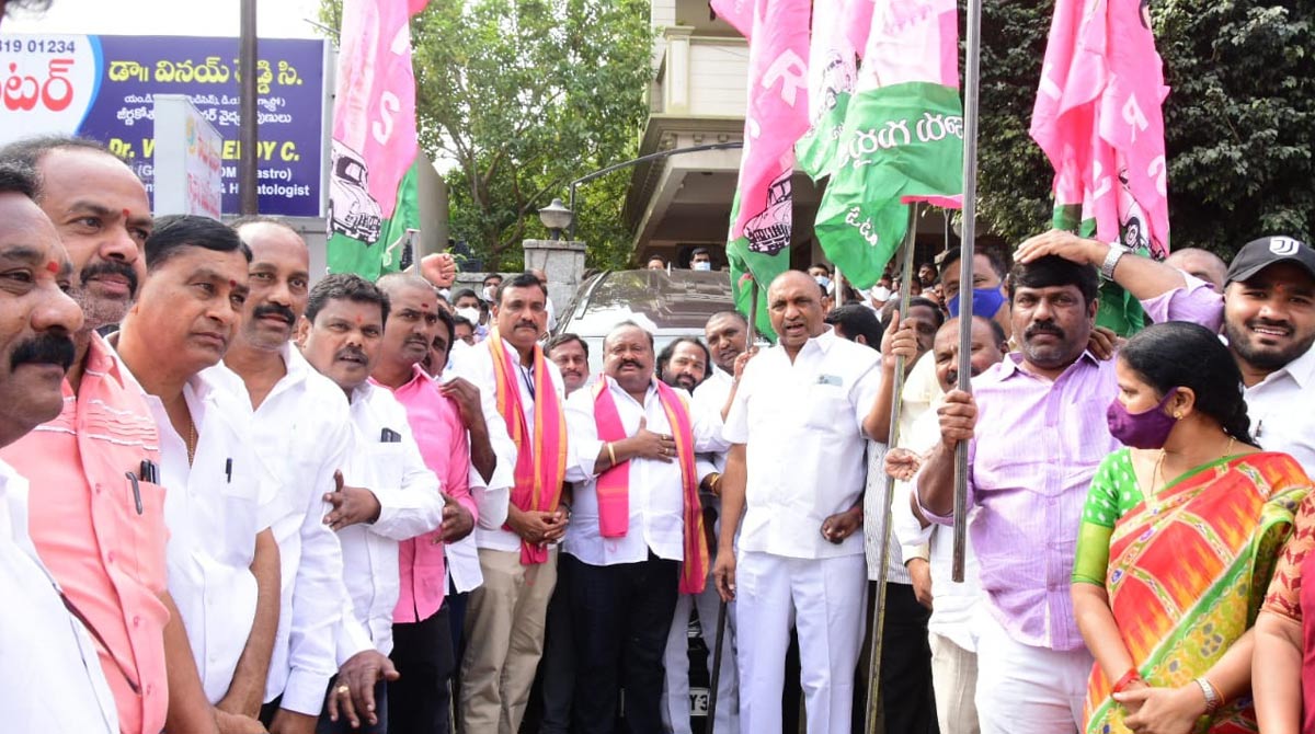 Karimnagar: Whitewash victory for TRS in MLC polls