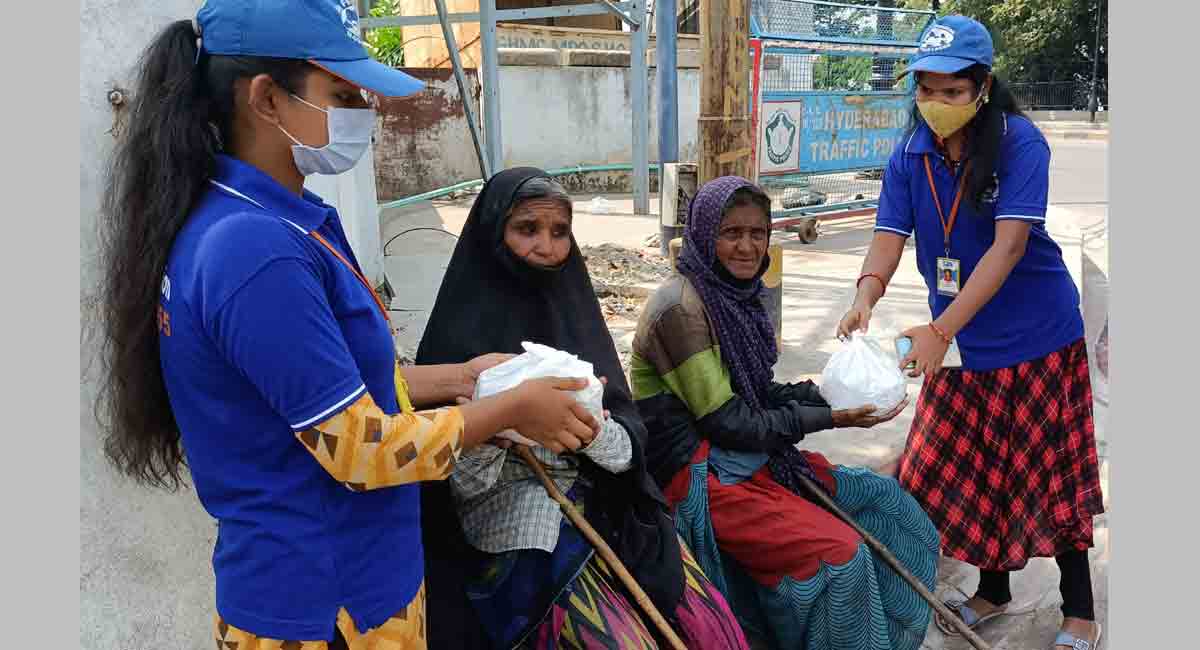 Helping the needy with basic needs