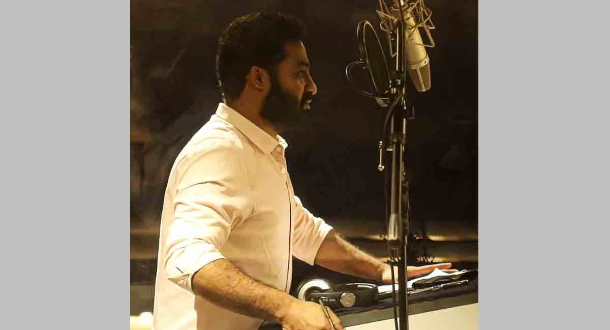 NTR Jr dubs in Hindi in his own voice for first time