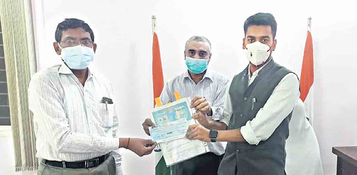 NVBL donates Rs 40 lakh for oxygen unit