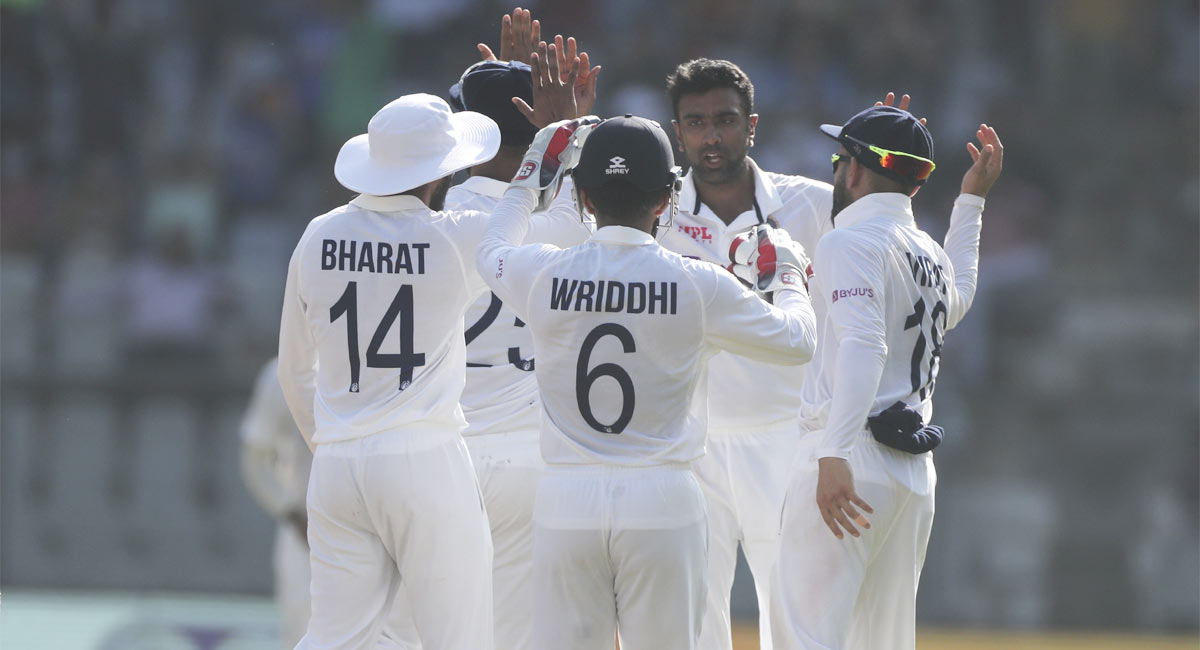 New Zealand all out for 62 in reply to India’s 325