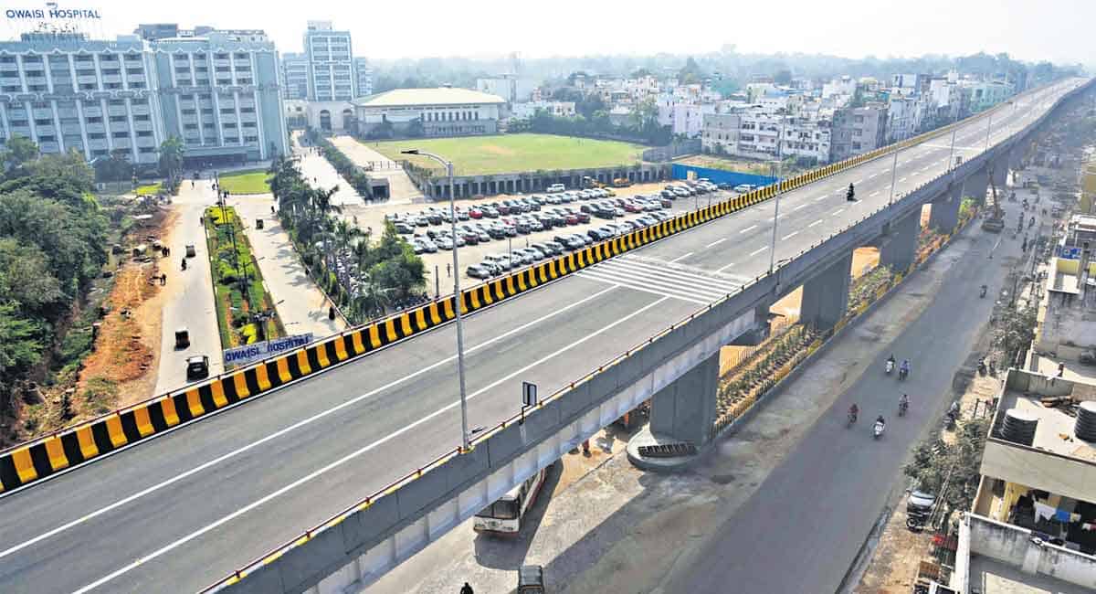 Hyderabad: Owaisi Junction flyover to be thrown open on Dec 28