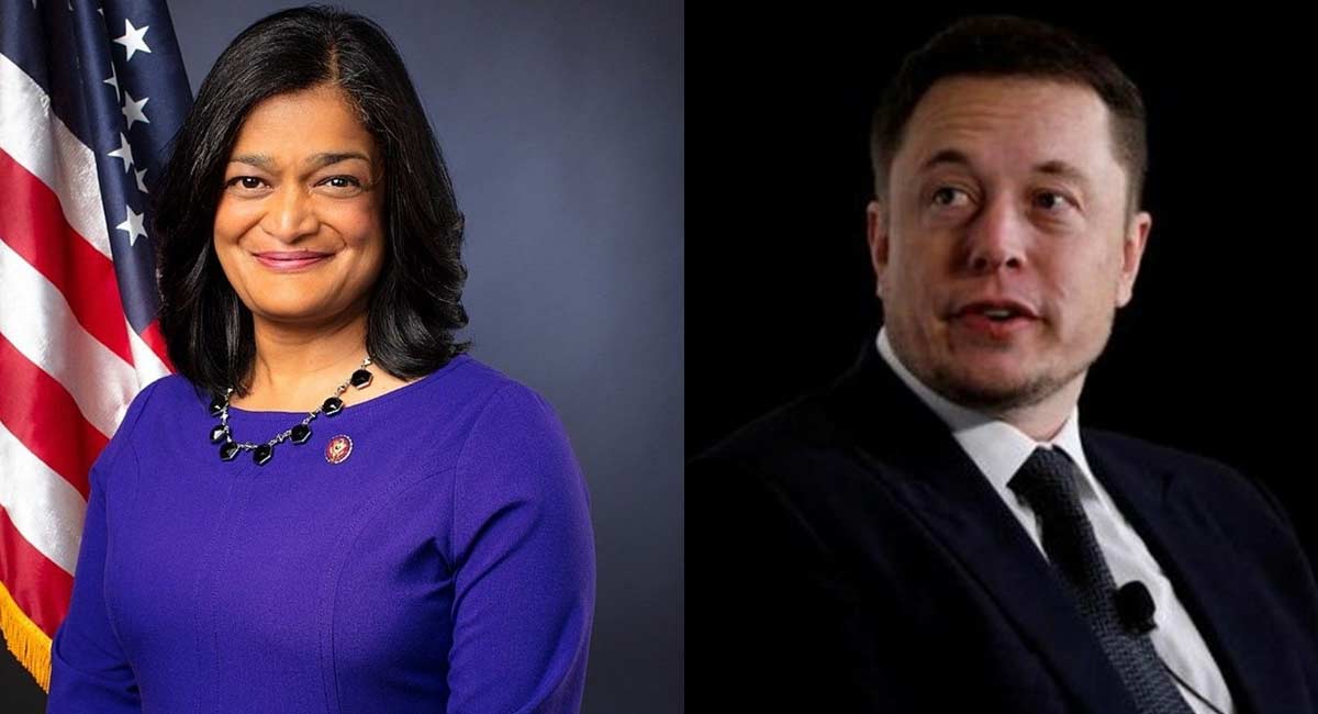 Pramila Jayapal slams Elon Musk for bragging about paying tax