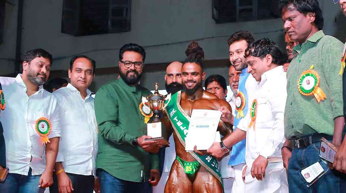 Rahul wins Mr Telangana title in Inter-district bodybuilding championship