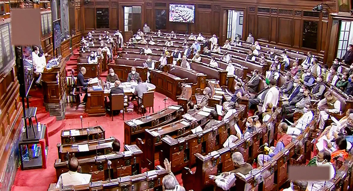 Rajya Sabha adjourned till noon amid opposition uproar on suspension of 12 MPs