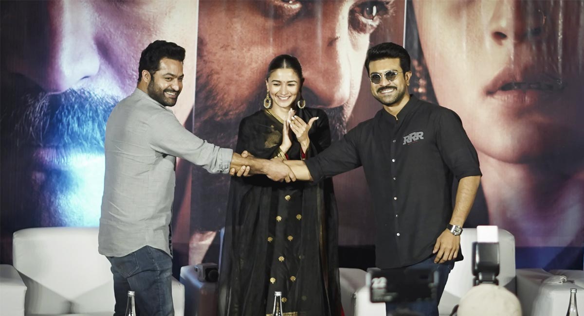 Ram Charan, Jr NTR ignored me on ‘RRR’ sets, says Alia Bhatt