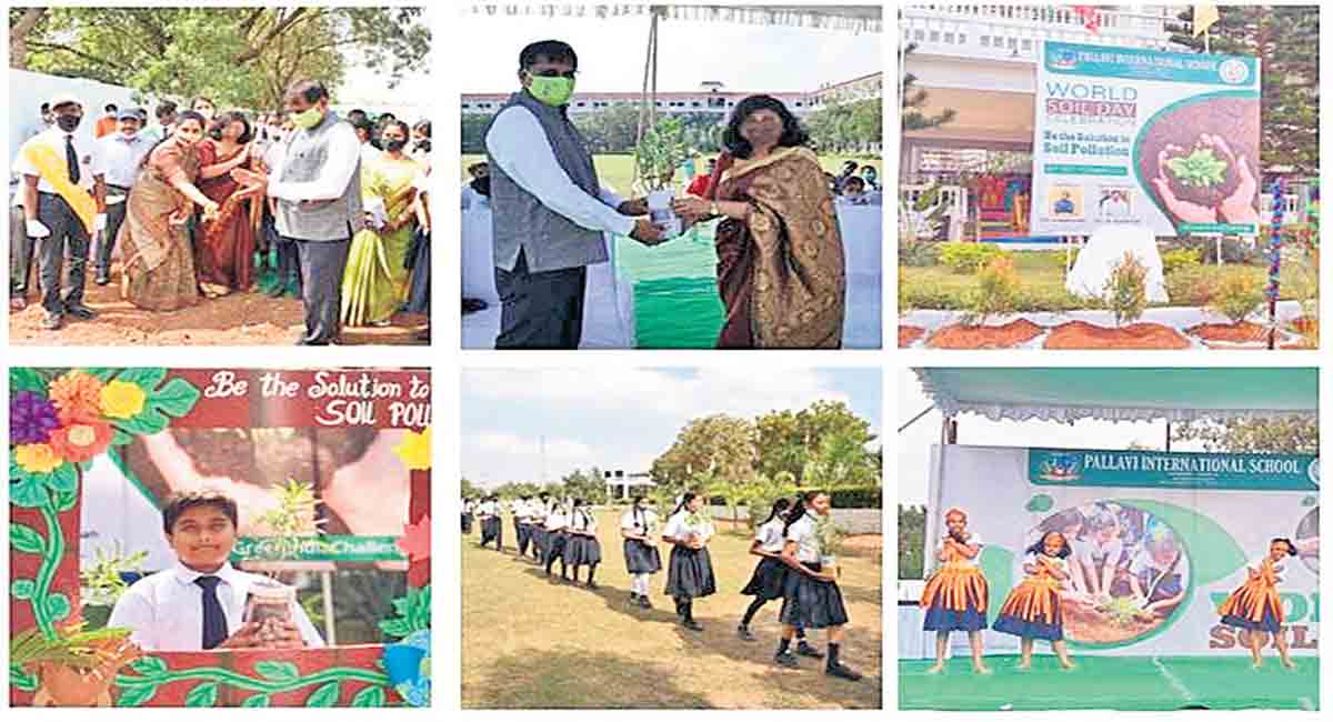 Pallavi Int’l School: Organic farm inaugurated on World Soil Day