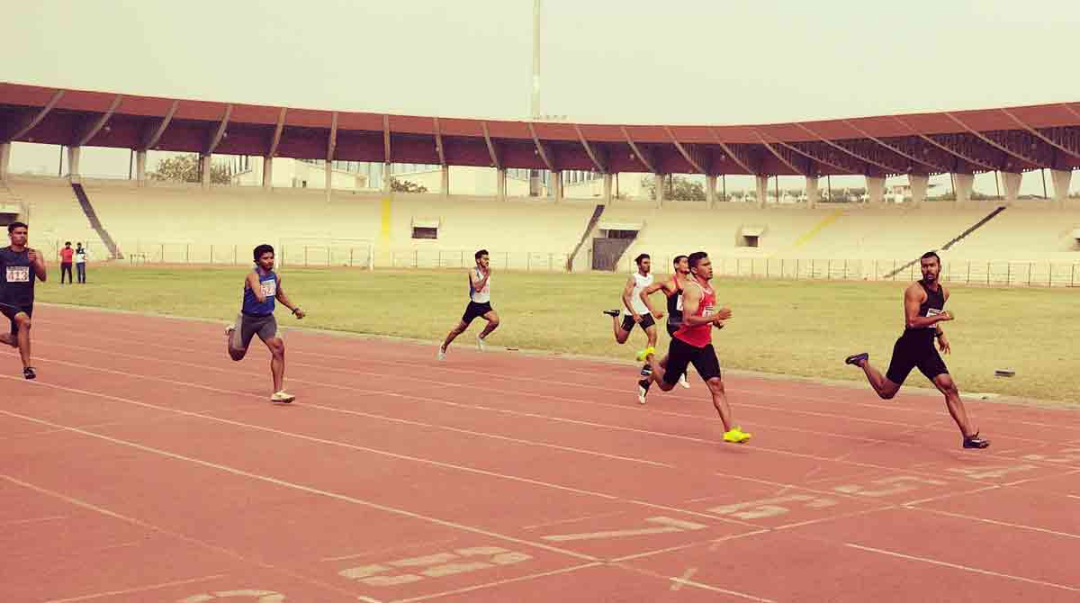 Srinivas, Supriya win 100 M race in Hyderabad Athletics Championships