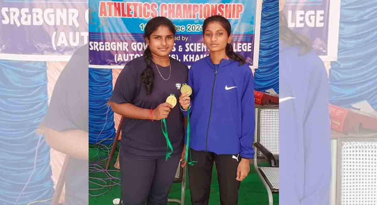 Mancherial girl students shine at athletic meet