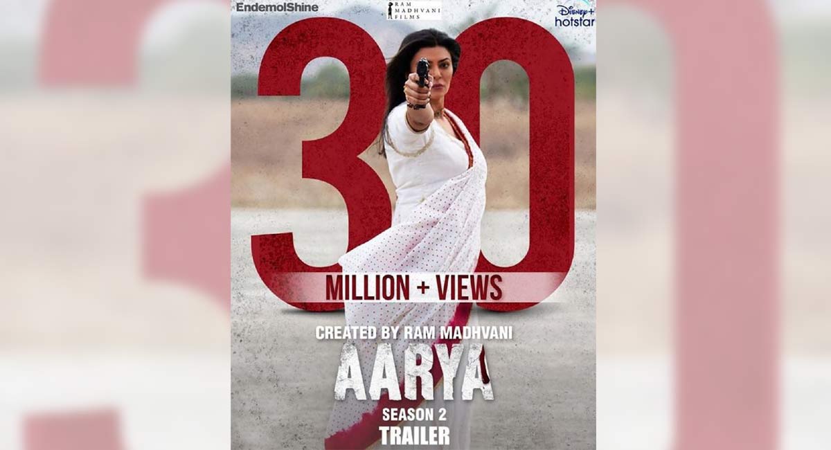 Sushmita Sen feels the love as ‘Aarya 2’ trailer clocks 30 million views