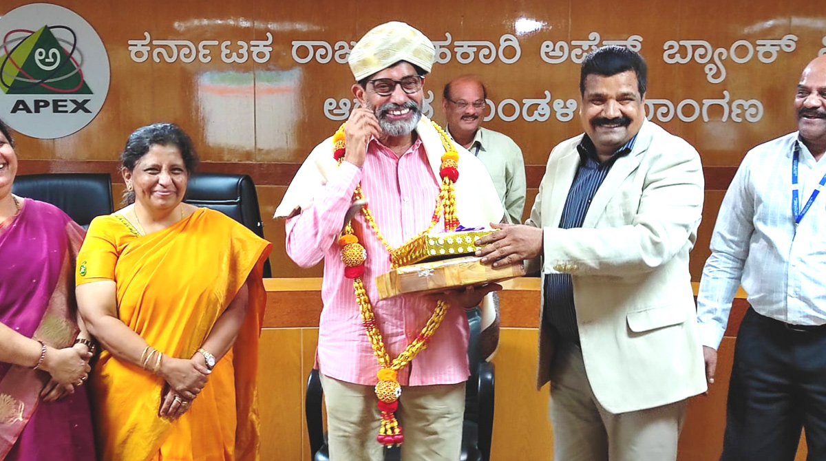 TSCAB chairman visits KSCAB in Bengaluru