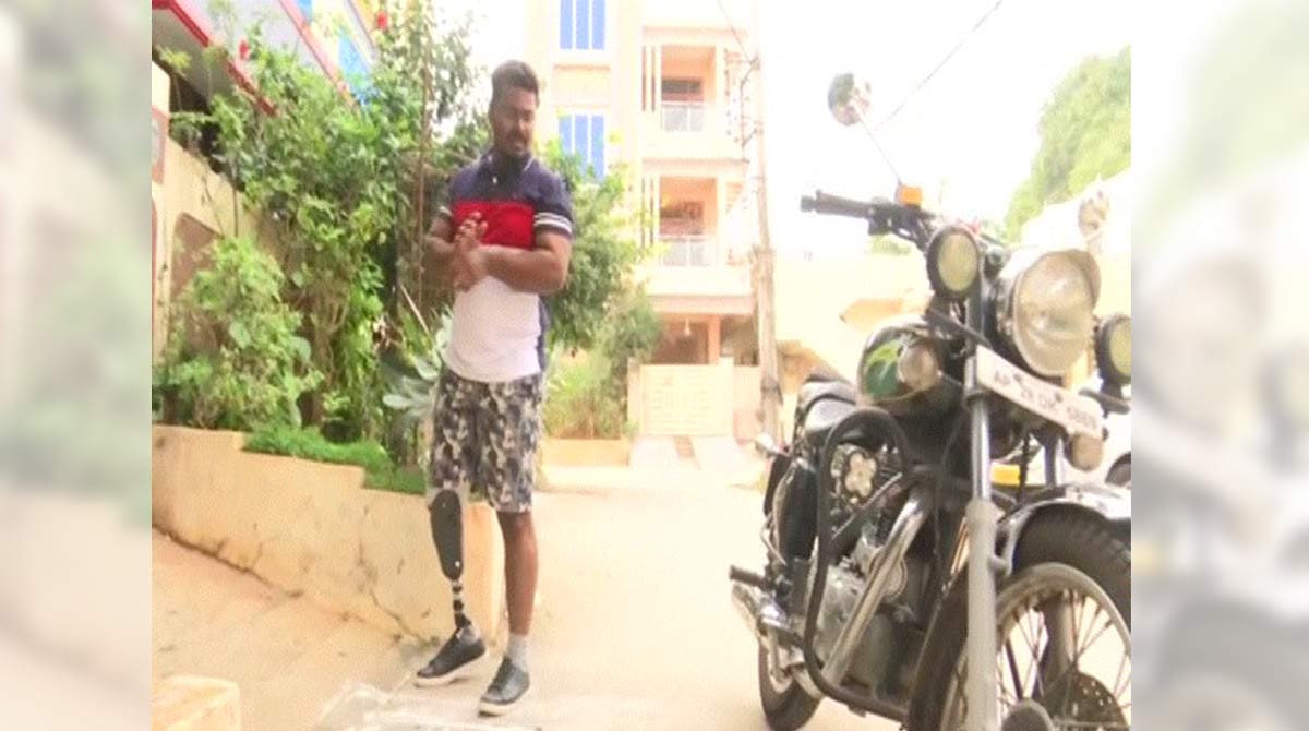 This Hyderabad man with artificial limb inspires people to never give up