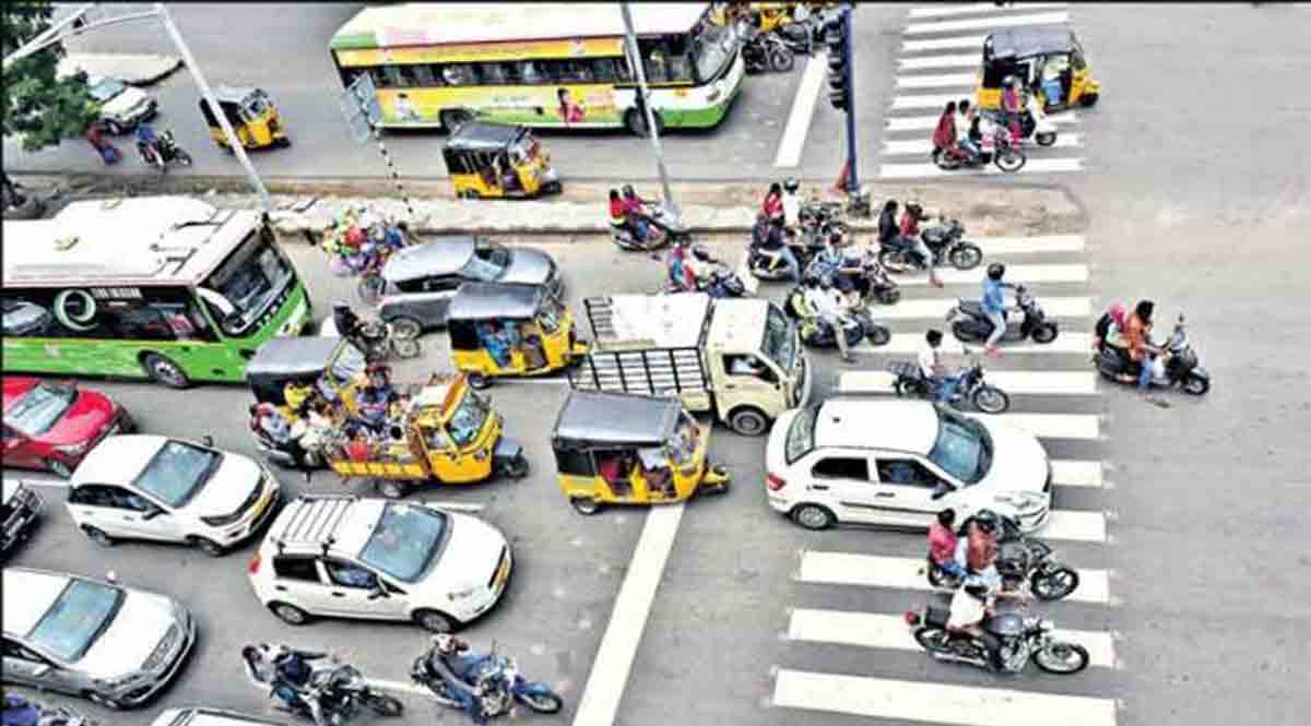 Hyderabad: 1.66L cases booked for traffic violations in 7 days
