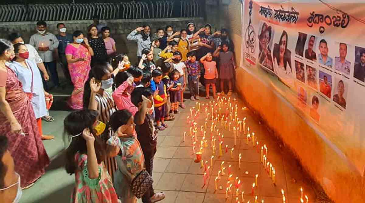 Hyderabad: Tributes paid to CDS Bipin Rawat, others