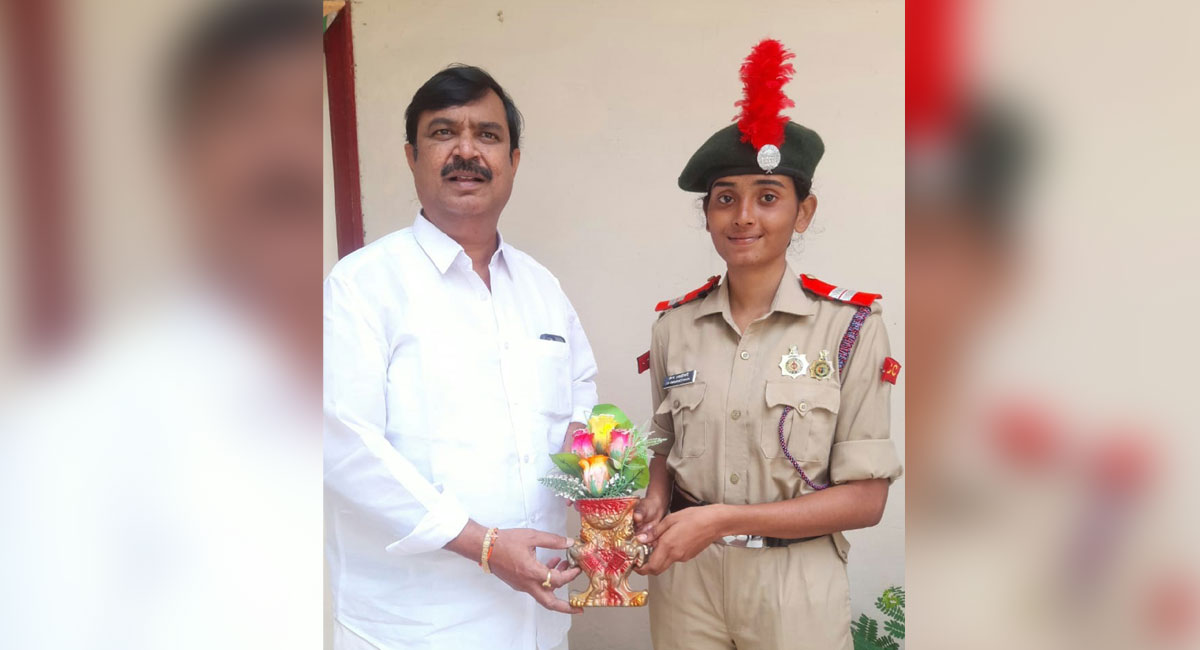 Khammam student selected for Republic Day parade in New Delhi