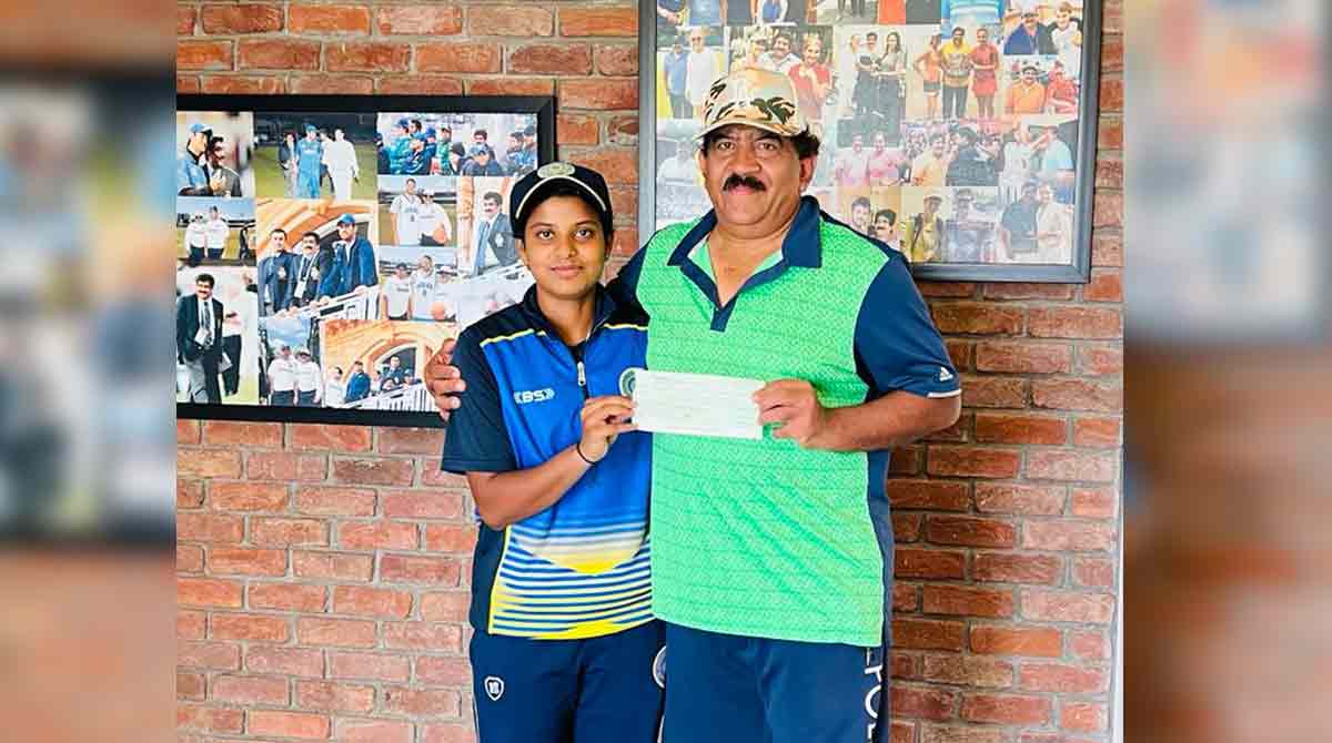 Chamundi’s financial aid to cricketer Mamata