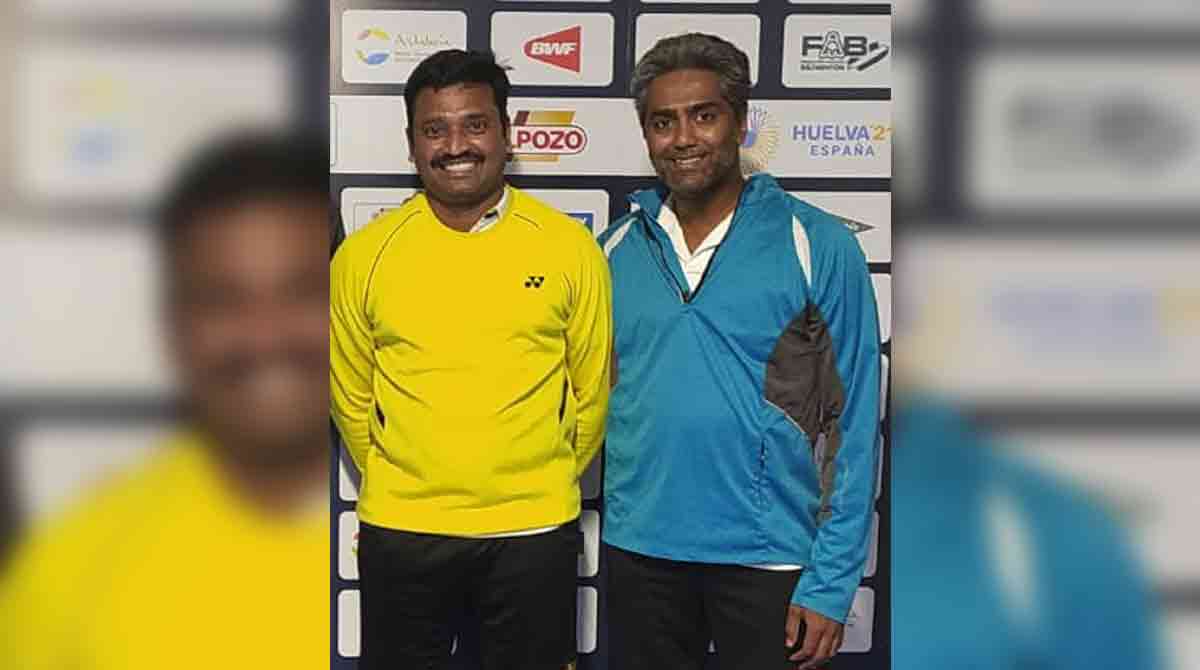 Vidyadhar, Umrani enter finals of World Senior Badminton Championship