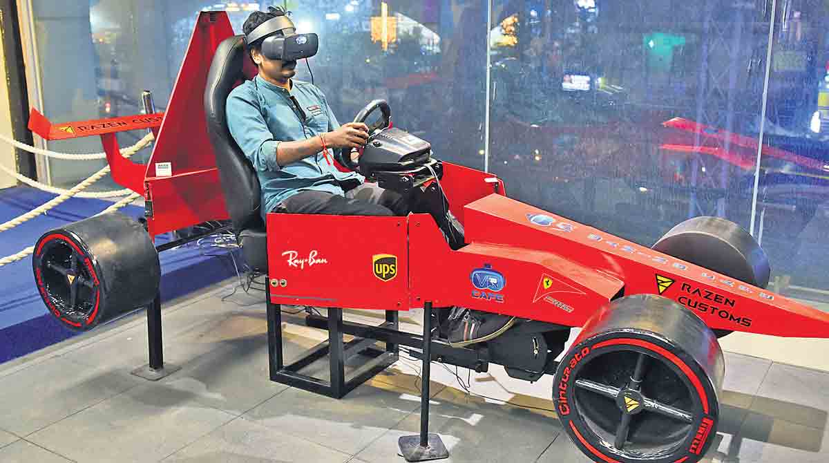 This café in Hyderabad serves virtual adventure