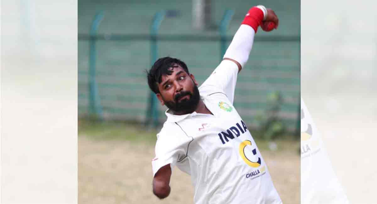 Differently-abled 28-year-old Mahesh excels in sports